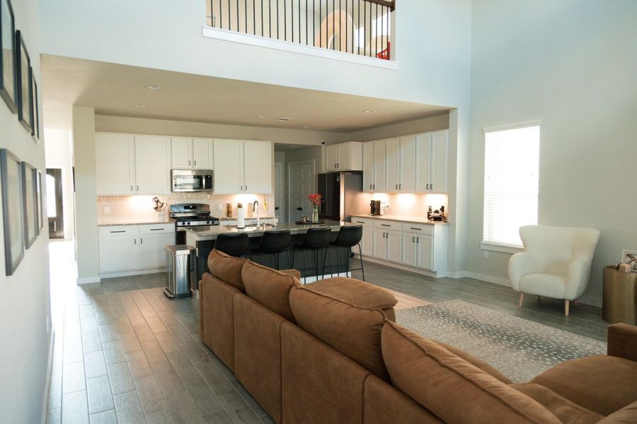 Furnished interior view inside a new home in , Conroe (Image 3). Furnished interior view inside a new home in , Conroe (Image 3).