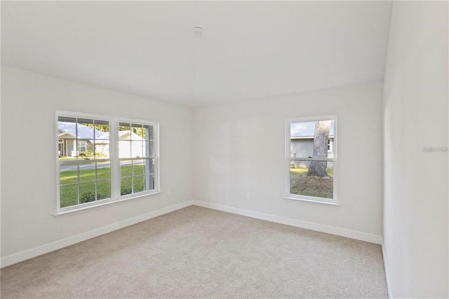 Stock photo. Home will be similar colors and material will vary.