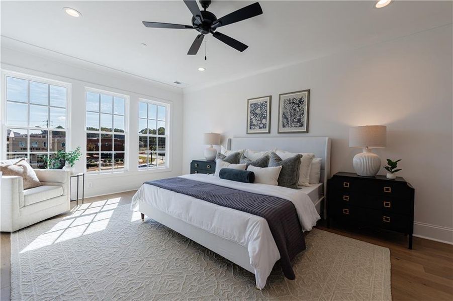 Furnished interior view inside a new home in , Alpharetta (Image 39). Furnished interior view inside a new home in , Alpharetta (Image 39).