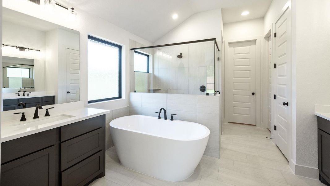 Furnished interior view inside a new home in Parkside Peninsula, Georgetown (Image 7).