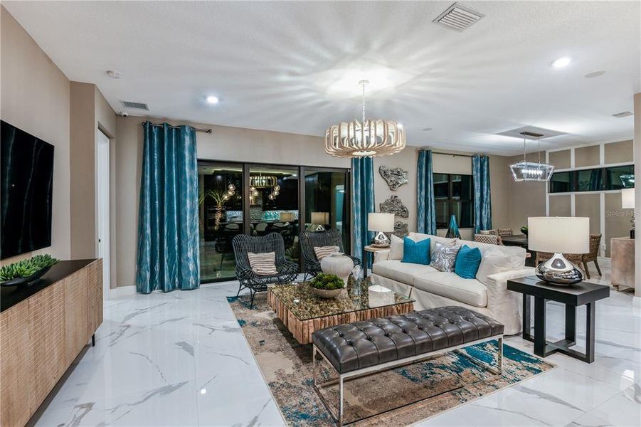 Furnished interior view inside a new home in Cresswind Lakewood Ranch, Lakewood Ranch (Image 34).