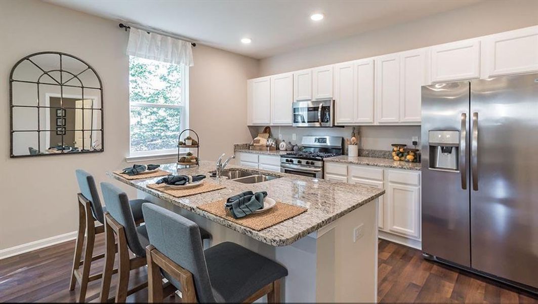 Furnished interior view inside a new home in Twin Lakes, Hoschton (Image 11).