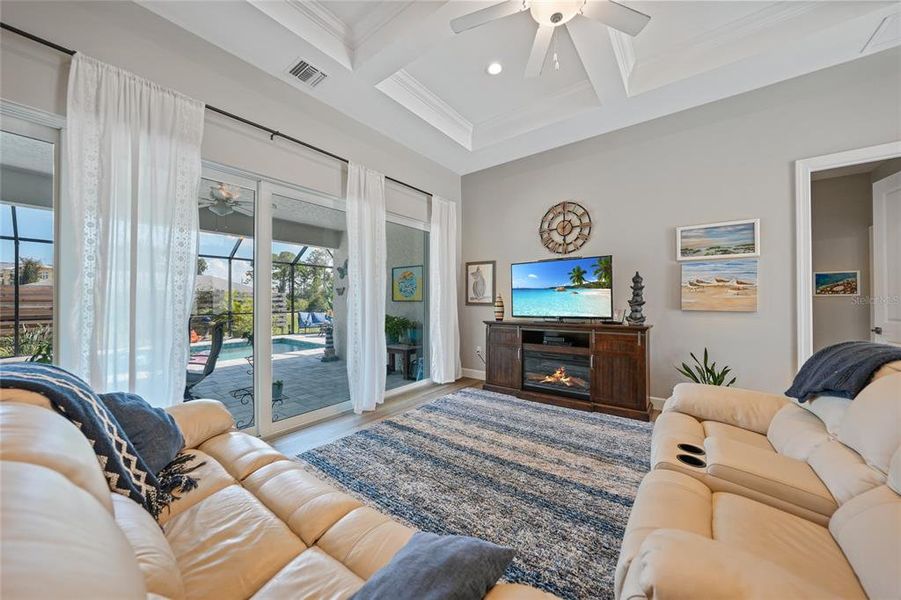 Furnished interior view inside a new home in , Punta Gorda (Image 24).