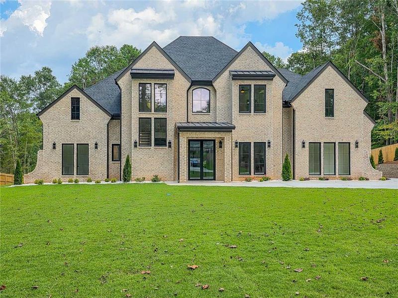 Front exterior of a new home in , Winder, GA, highlighting curb appeal (Image 27).