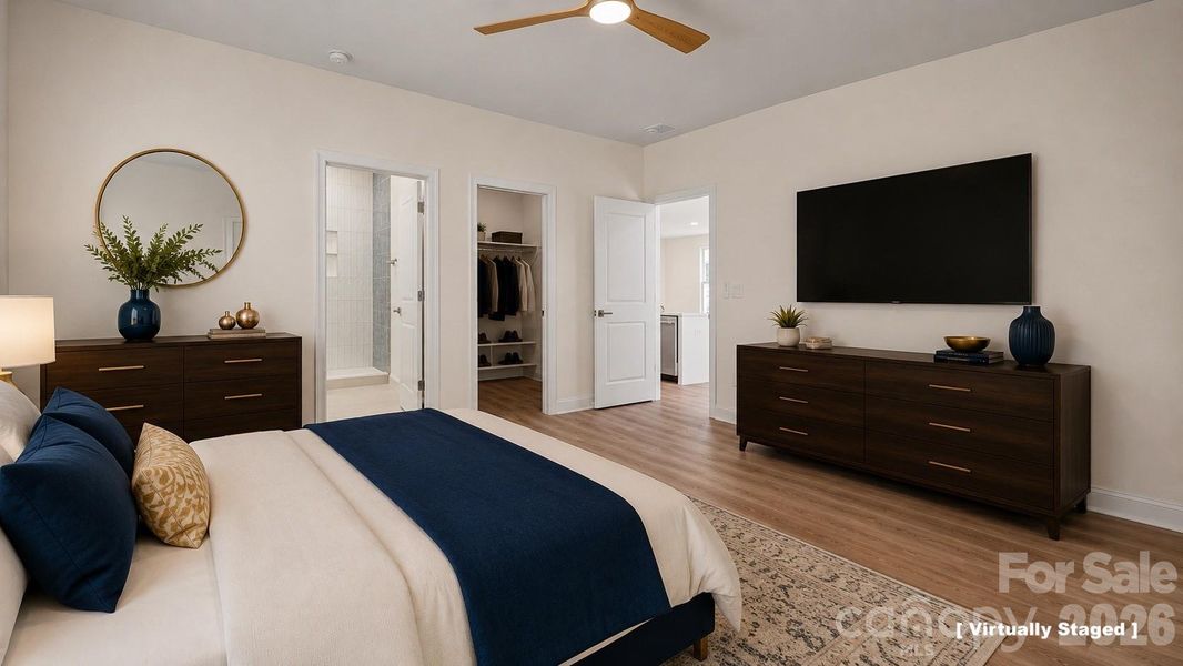Primary Bedroom (Virtually Staged)