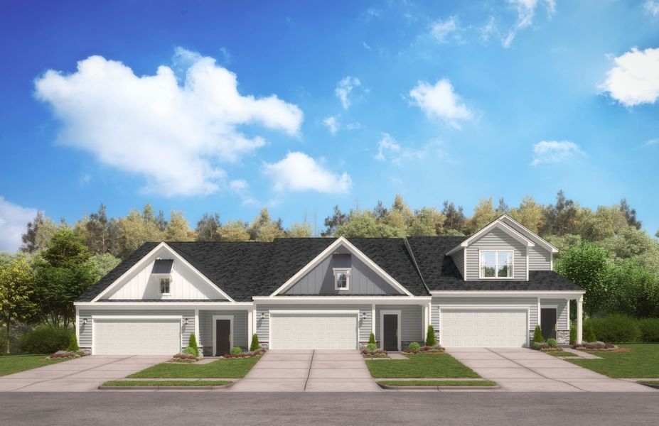 Representative exterior photo of a completed home built from the The Gaines by Stanley Martin Homes in Wyndermere, Greenville, SC (Image 2).