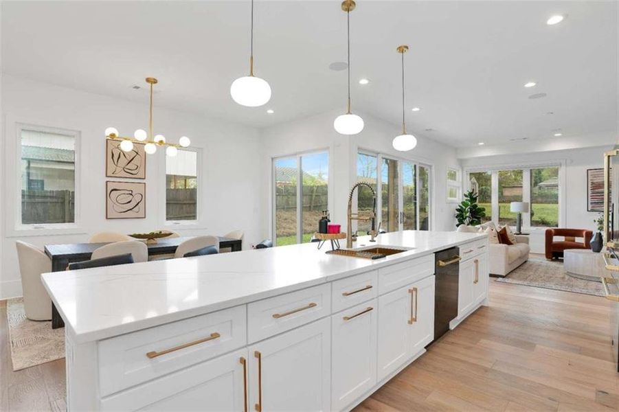 Furnished interior view inside a new home in , Atlanta (Image 6).