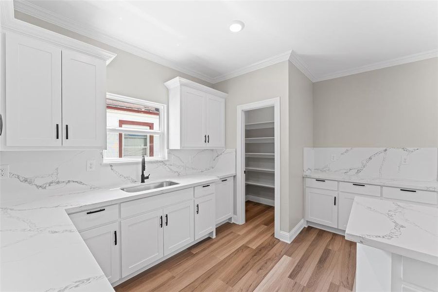 Furnished interior view inside a new home in , Dallas (Image 3).