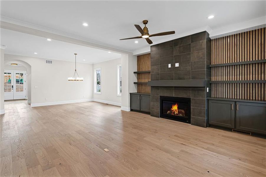 Spacious, unfurnished interior of a new home in Laurel View, Suwanee (Image 42). Spacious, unfurnished interior of a new home in Laurel View, Suwanee (Image 42).