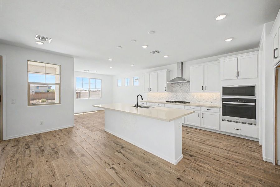 Furnished interior view inside a new home in Las Ventanas - RV Collection, Goodyear (Image 3).