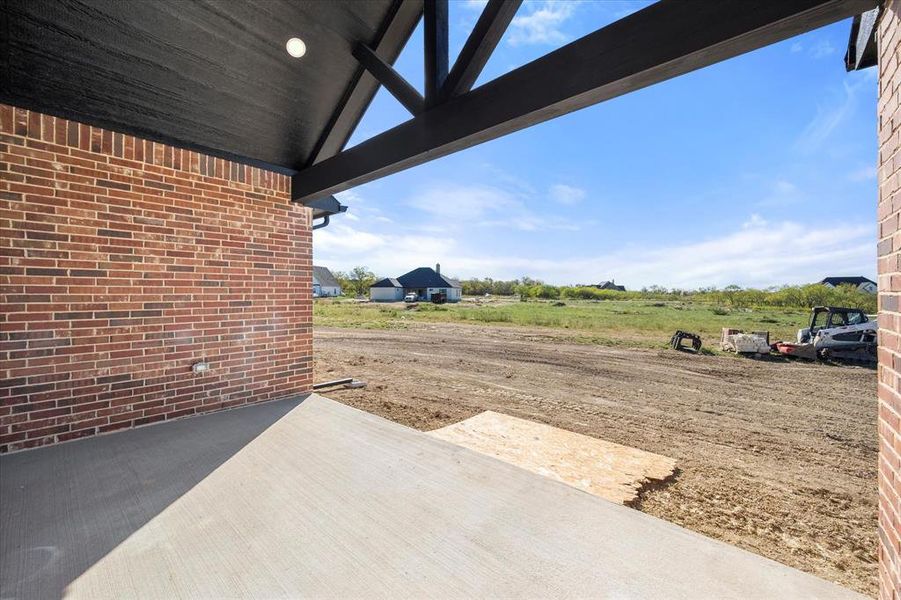 View of patio