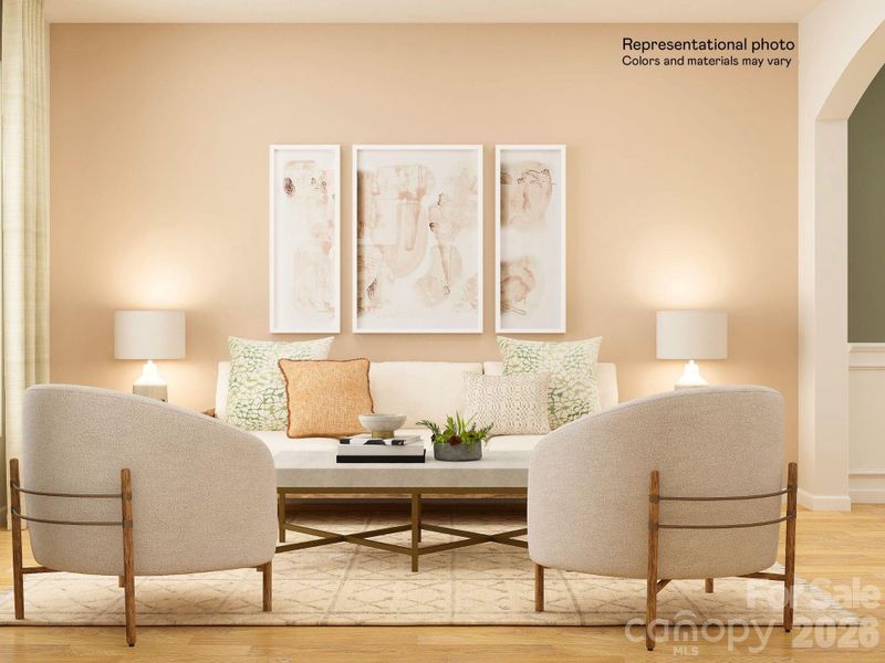 Furnished interior view inside a new home in Harris Mill, Indian Land (Image 14). Furnished interior view inside a new home in Harris Mill, Indian Land (Image 14).