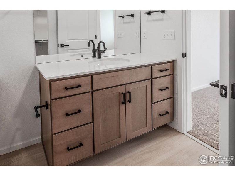 Close-up of interior finishes inside a home in Prairie Song Story Collection - Single Family Homes, Windsor (Image 20).