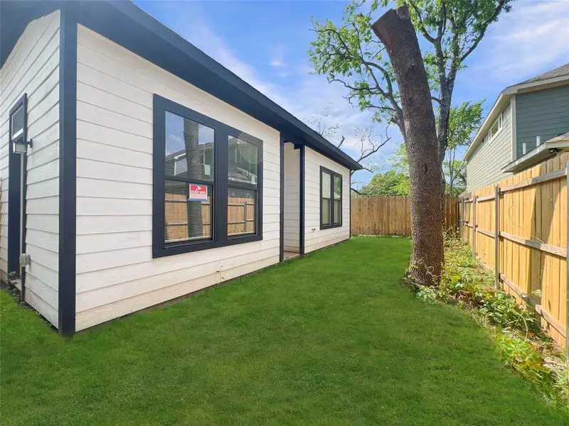 View of yard with fence private yard