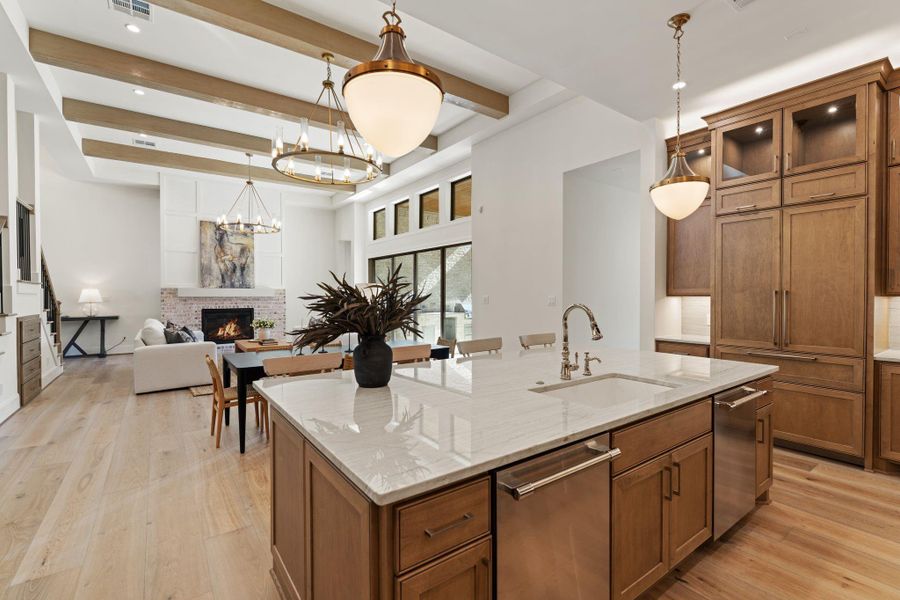 Furnished interior view inside a new home in , Houston (Image 18).