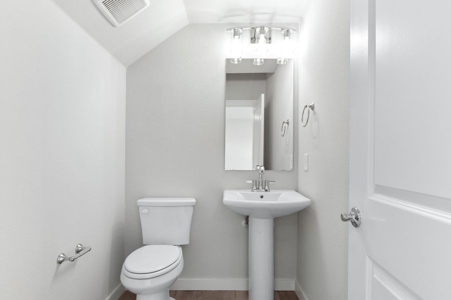 Furnished interior view inside a new home in Wildridge, Oak Point (Image 9).