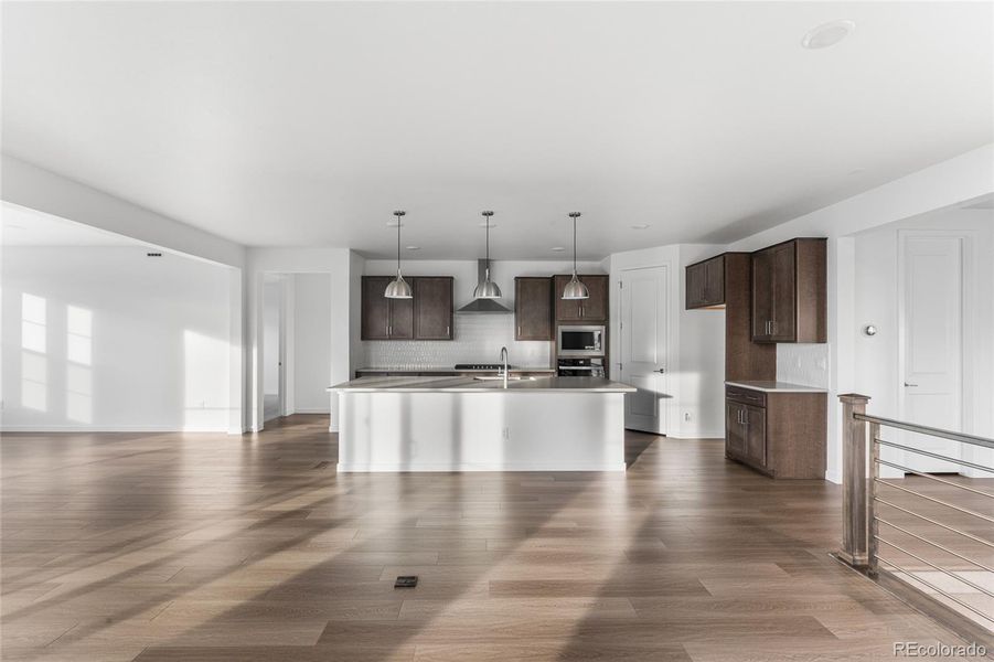 Furnished interior view inside a new home in The Aurora Highlands, Aurora (Image 10).