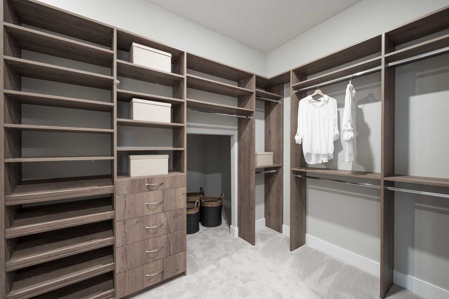 Representative furnished interior of a home built from the Milan by Tri Pointe Homes in Dunham Pointe, Cypress (Image 8).