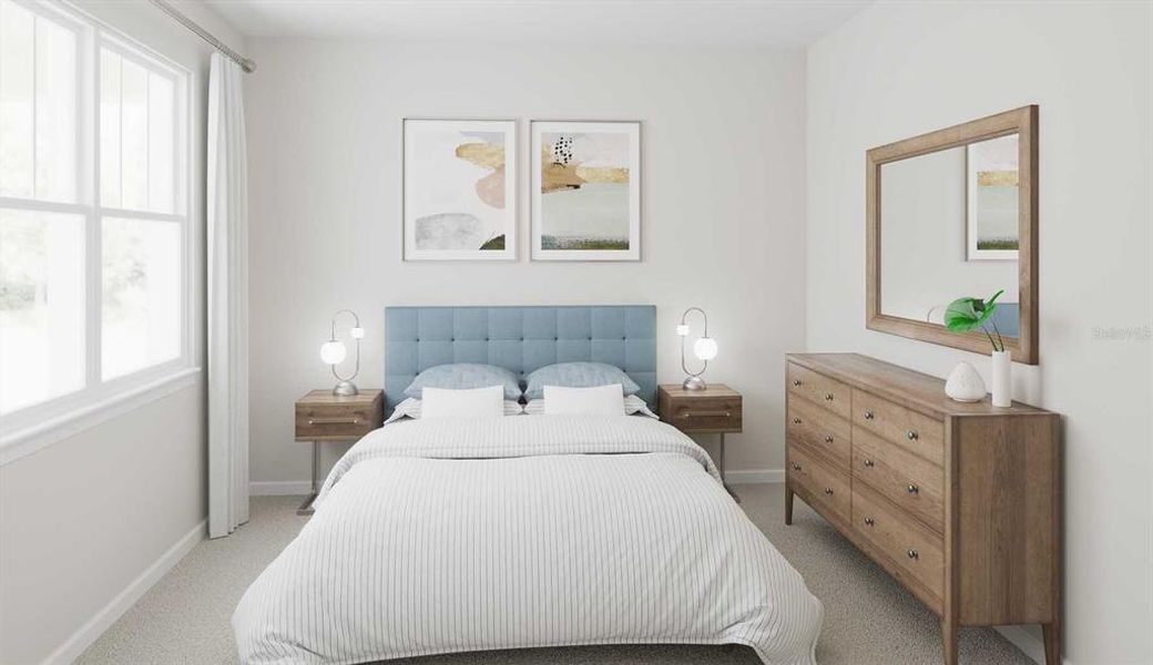 Furnished interior view inside a new home in Meridian Parks, Orlando (Image 4).