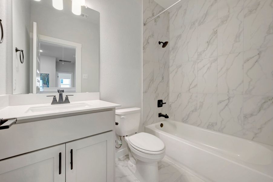 Furnished interior view inside a new home in Park Central, Georgetown (Image 41).
