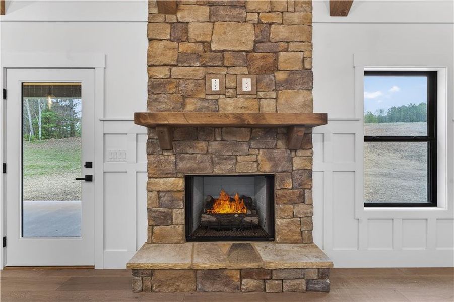 Furnished interior view inside a new home in , Ellijay (Image 7).