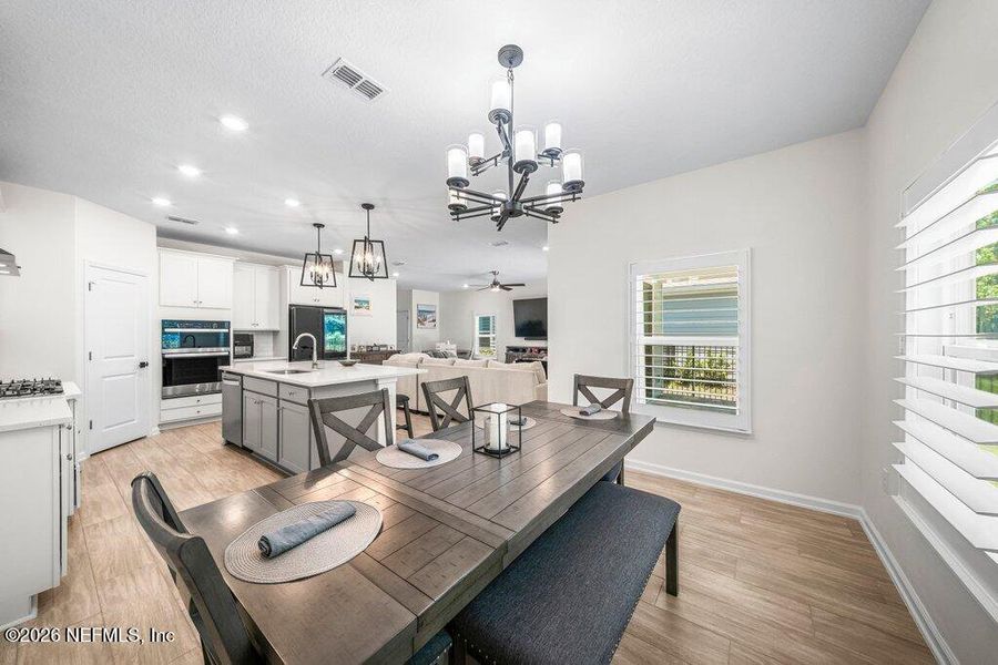 Furnished interior view inside a new home in TrailMark, St. Augustine (Image 10). Furnished interior view inside a new home in TrailMark, St. Augustine (Image 10).