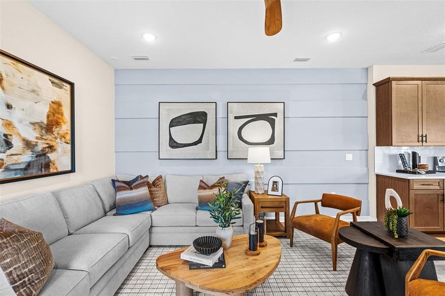 Furnished interior view inside a new home in Shenandoah Reserve, Orlando (Image 34).