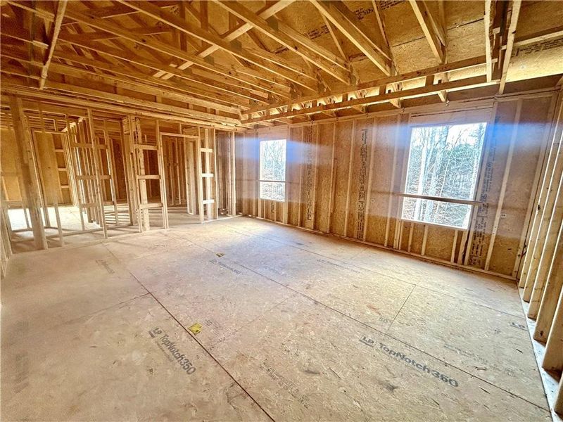 In-progress construction of a new home in The Pointe at Heron Bay, Locust Grove, GA (Image 13).