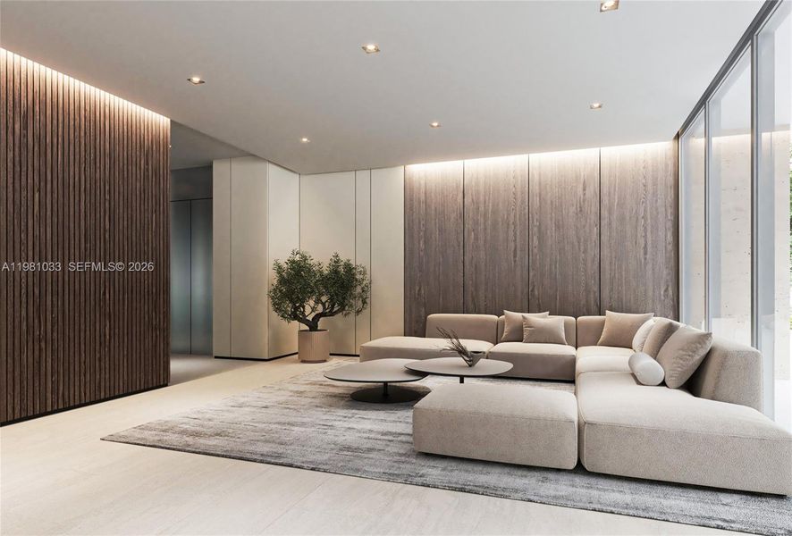 Furnished interior view inside a new home in , Fort Lauderdale (Image 5).