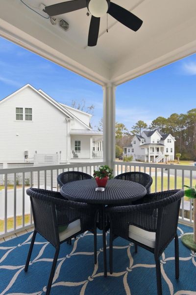 Exterior details and patio area of a home in Overlook at Copahee Sound, Awendaw (Image 22). Exterior details and patio area of a home in Overlook at Copahee Sound, Awendaw (Image 22).