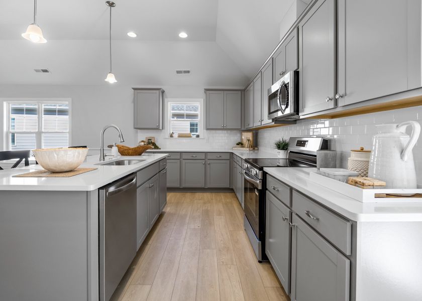 Furnished interior view inside a new home in Osprey Landing, Southport (Image 12).