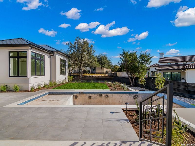 Exterior details and patio area of a home in , San Antonio (Image 29).