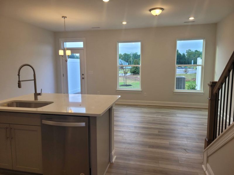 Furnished interior view inside a new home in 1158 Place Townhomes, Wilson (Image 5).