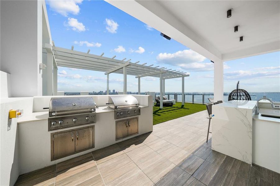 Exterior details and patio area of a home in Altura Bayshore, Tampa (Image 22). Exterior details and patio area of a home in Altura Bayshore, Tampa (Image 22).