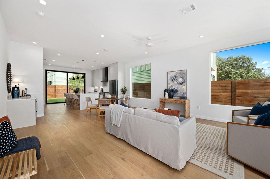 Furnished interior view inside a new home in , Austin (Image 9).