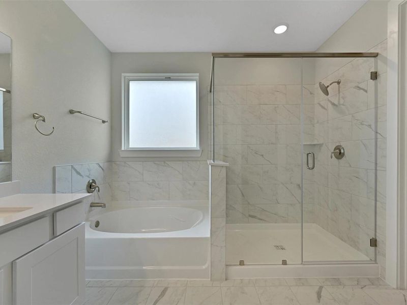 Furnished interior view inside a new home in Lago Mar, Santa Fe (Image 12).