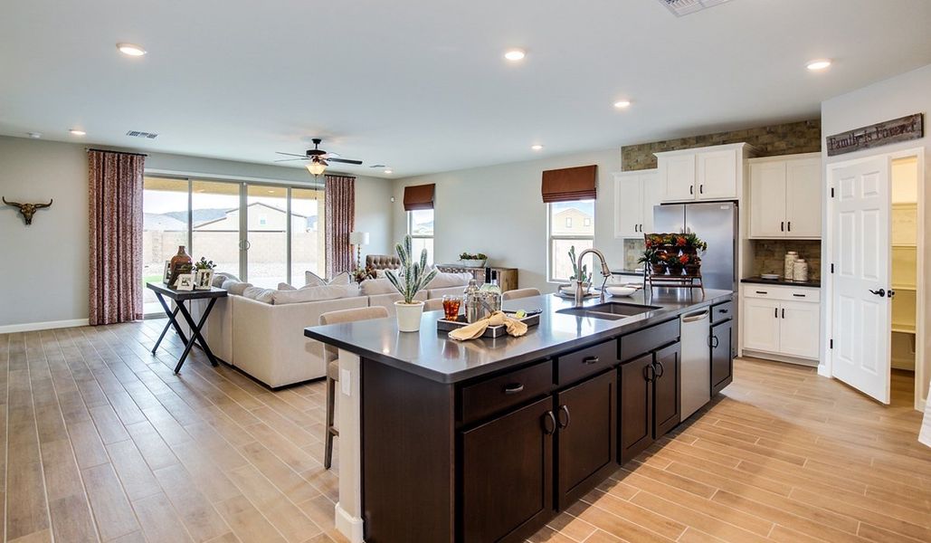 Furnished interior view inside a new home in Sycamore Vista, Vail (Image 5).