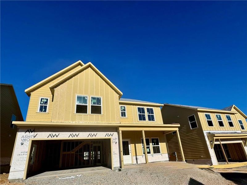 In-progress construction of a new home in Eastlyn Crossing - Single Family, Flowery Branch, GA (Image 13).