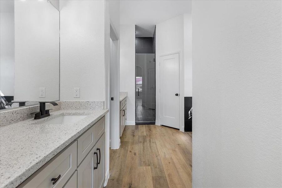 Furnished interior view inside a new home in , Fort Worth (Image 6). Furnished interior view inside a new home in , Fort Worth (Image 6).