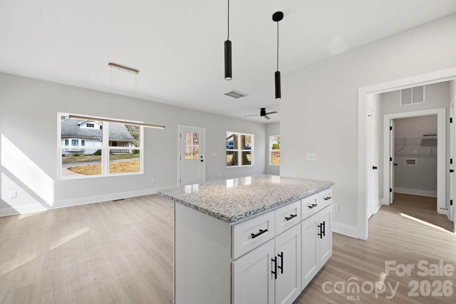 Furnished interior view inside a new home in , Spencer (Image 6).