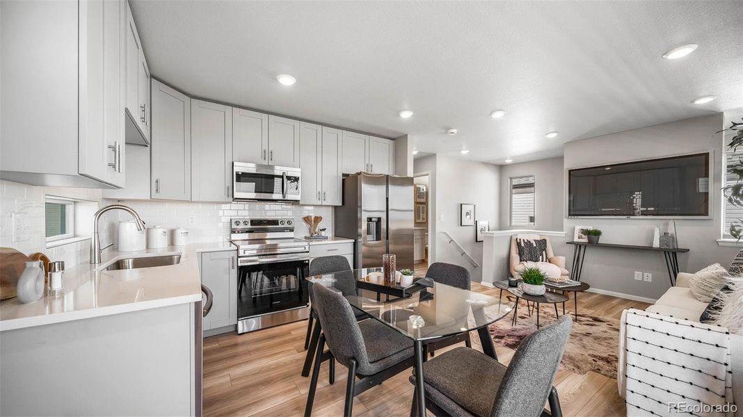 Furnished interior view inside a new home in Muegge Farms, Bennett (Image 25).