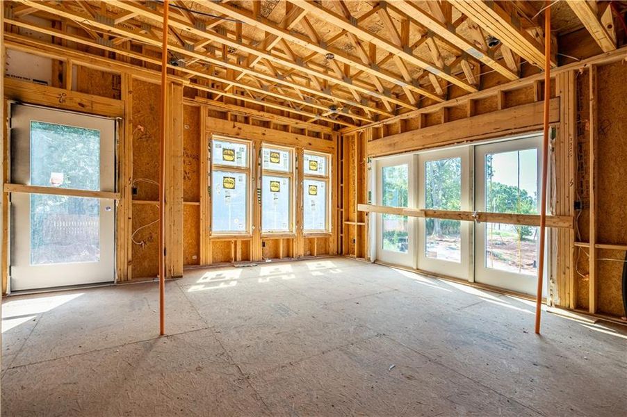 In-progress construction of a new home in , Atlanta, GA (Image 10). In-progress construction of a new home in , Atlanta, GA (Image 10).