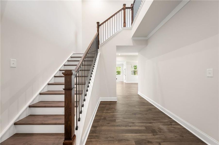 Spacious, unfurnished interior of a new home in Cambridge at Steels Bridge: Steels Bridge, Canton (Image 25). Spacious, unfurnished interior of a new home in Cambridge at Steels Bridge: Steels Bridge, Canton (Image 25).