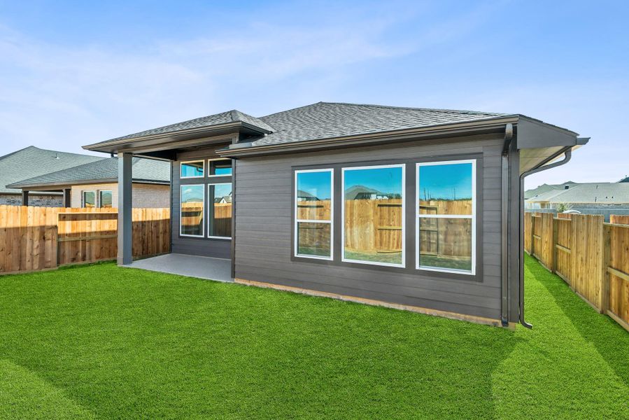 Exterior details and patio area of a home in Jubilee, Hockley (Image 26).