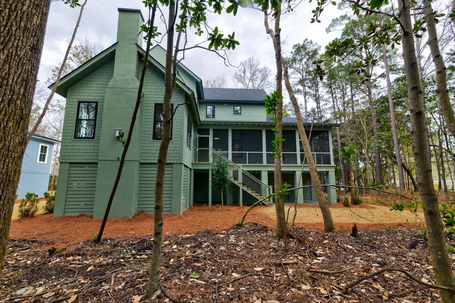 Exterior details and patio area of a home in , Johns Island (Image 35). Exterior details and patio area of a home in , Johns Island (Image 35).