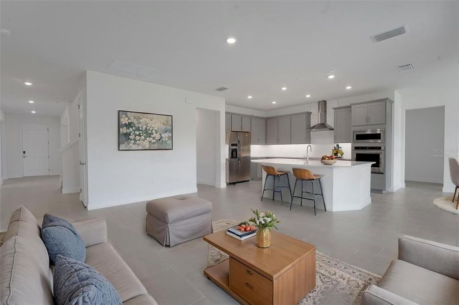 Furnished interior view inside a new home in Seaire, Parrish (Image 12). Furnished interior view inside a new home in Seaire, Parrish (Image 12).