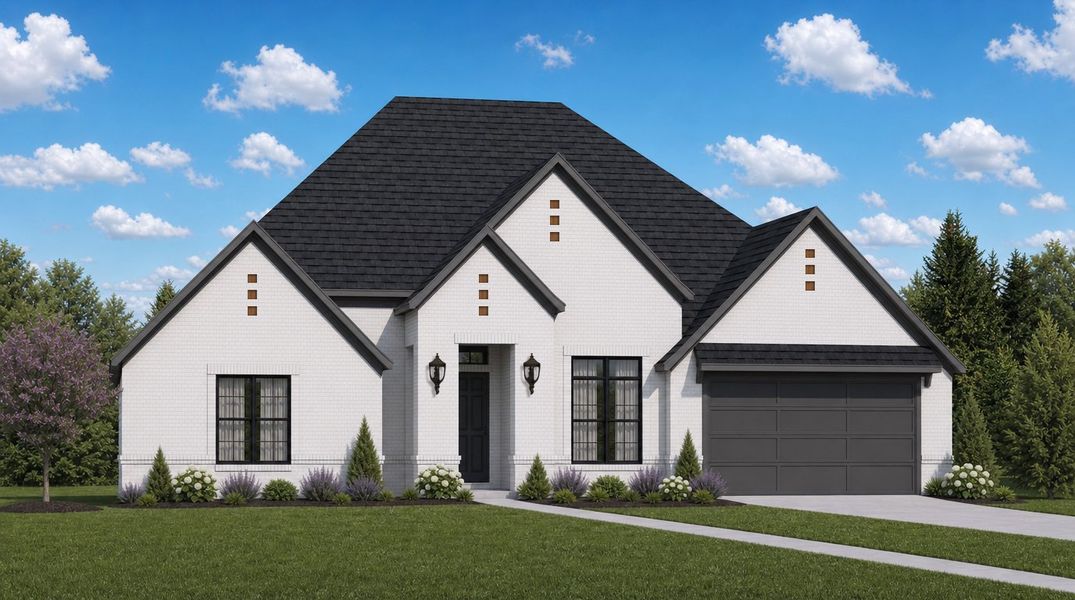 Representative exterior photo of a completed home built from the Pinnacle by Our Country Homes in Rocky Top Ranch, Reno, TX (Image 4).