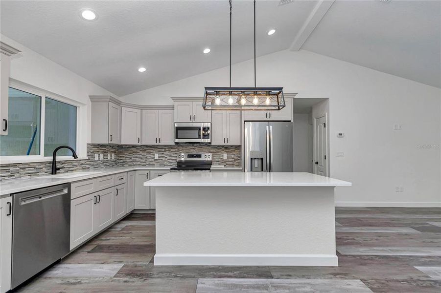 Furnished interior view inside a new home in , Dunnellon (Image 8).
