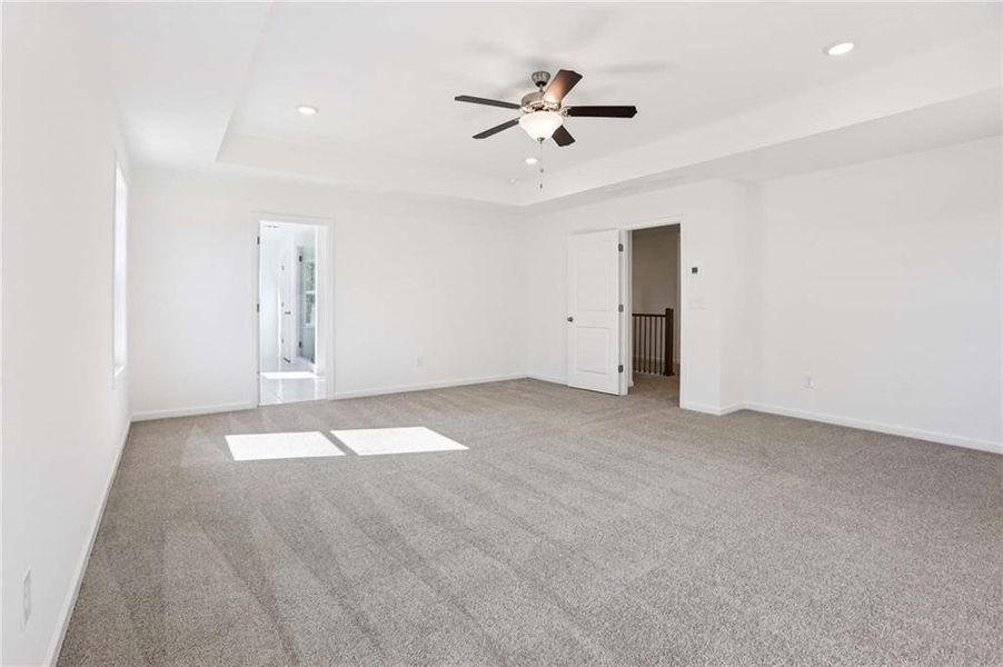 Spacious, unfurnished interior of a new home in Arbors at Richland Creek, Buford (Image 22).