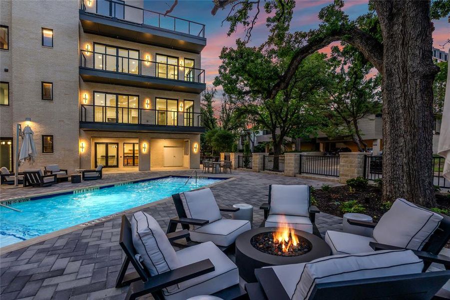 Pool and Fire Pit